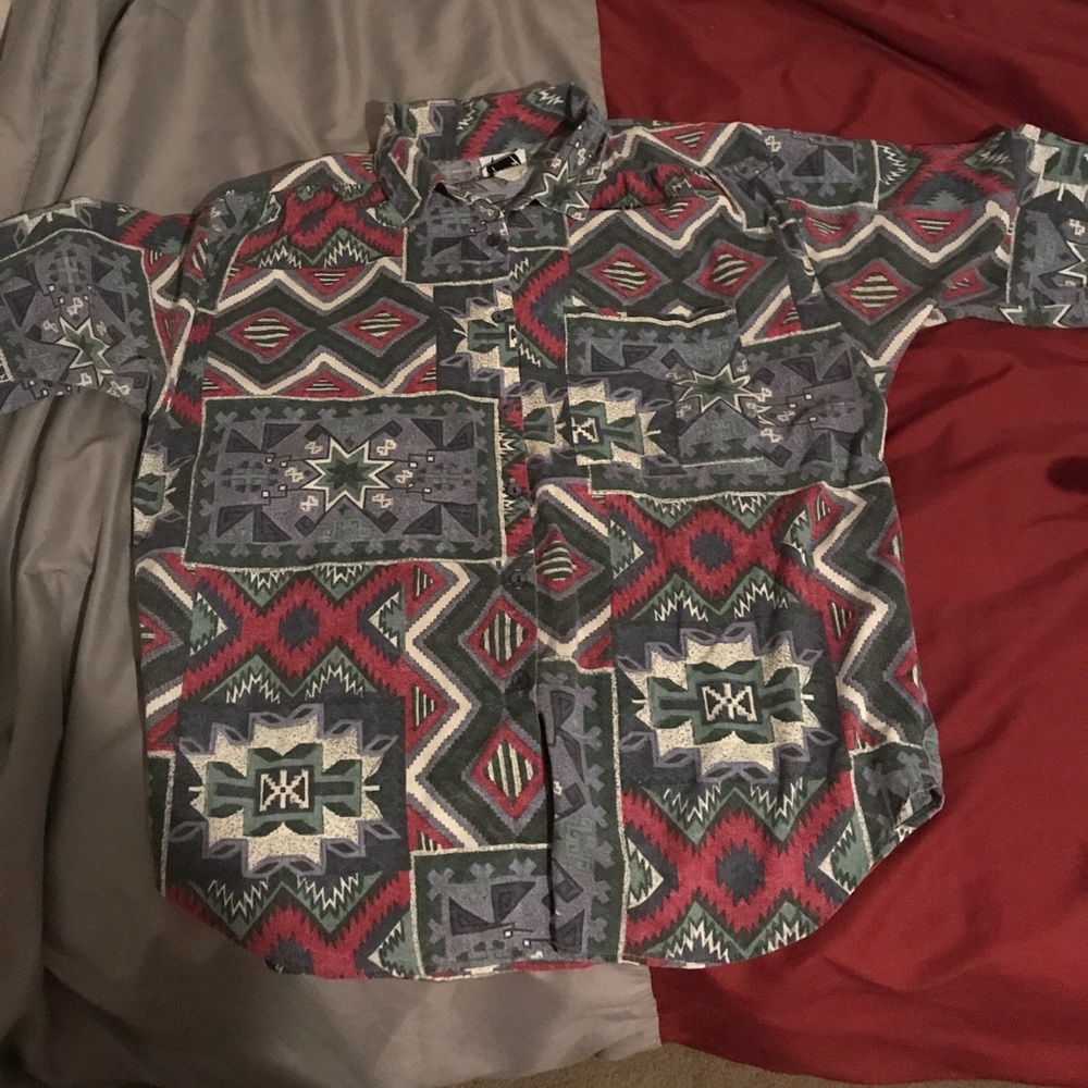 Men’s vintage button up.