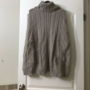 Anthropologie  shawl Poncho sweater S-M free sz