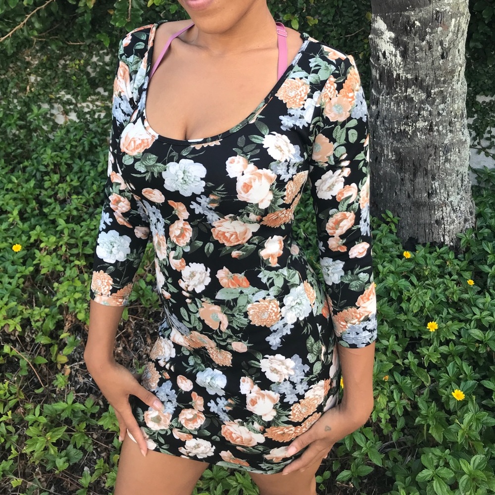 Floral Mini Spring Dress