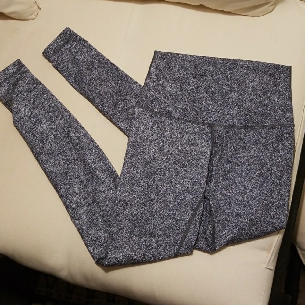 Lululemon high waist, full length grey leggings
