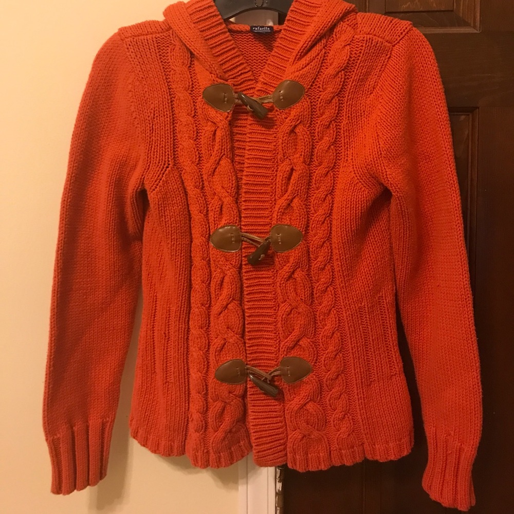 *** 50% in bundle Orange hooded sweater
