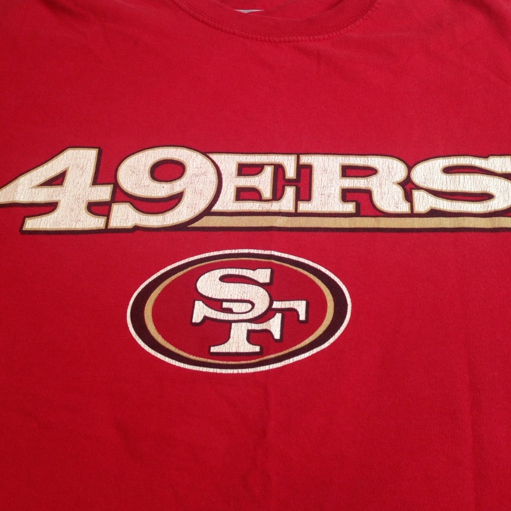NFL 49ERS SAN FRANCISCO FOOTBALL TEAM TOP TEE