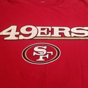 NFL 49ERS SAN FRANCISCO FOOTBALL TEAM TOP TEE