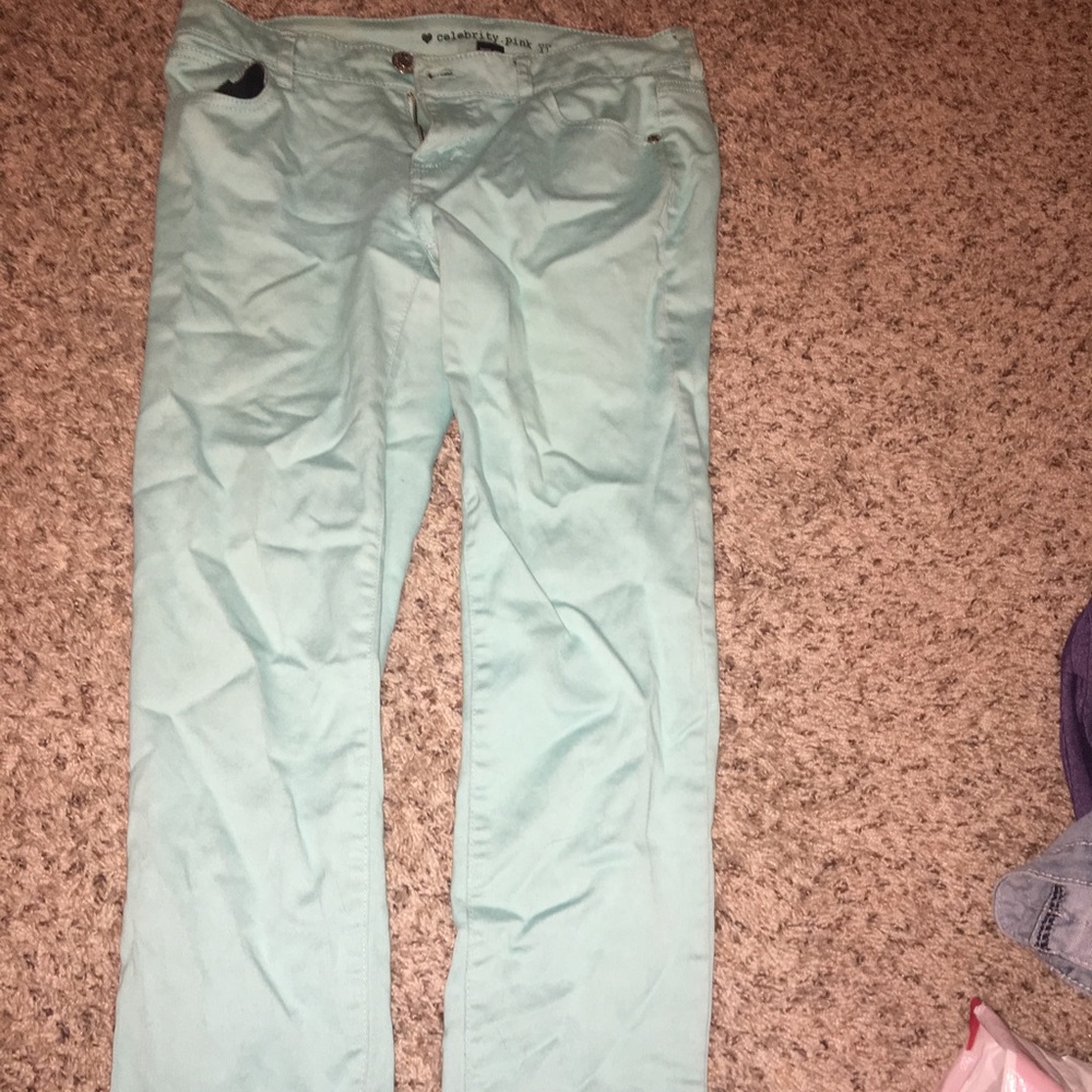 Never worn skinny jeans, just wrinkled!