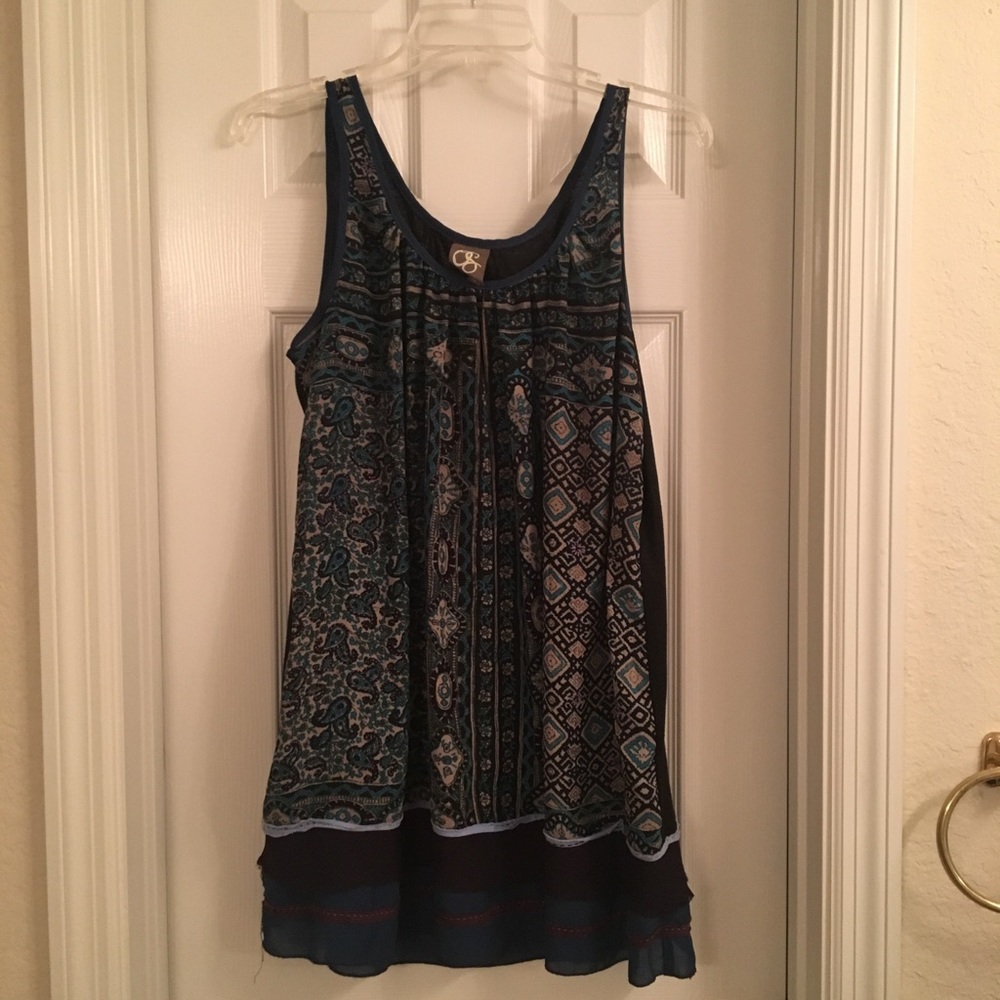 Long Anthropologie top.