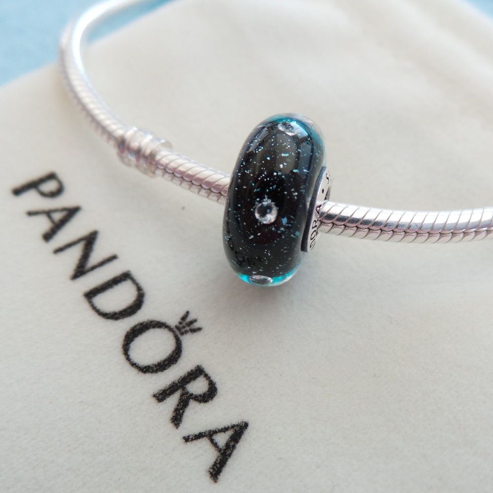 Pandora Midnight Effervescence 791627cz Murano