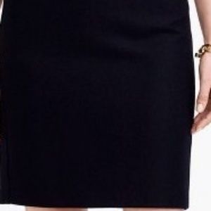 J Crew Black Glitter Pencil Skirt - NWT