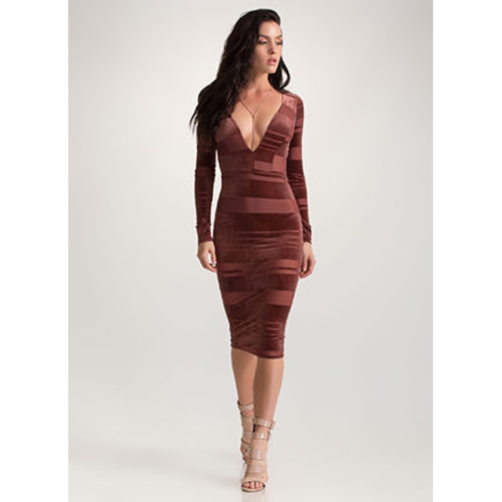 *SEXY* Velvet Midi Dress