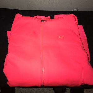 Neon pink under amour jacket