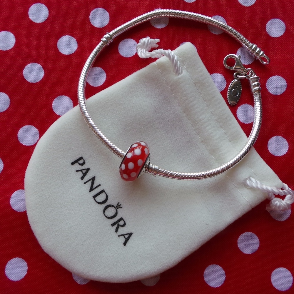 Pandora Disney Signature Minnie Dots Murano 791635