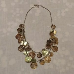 Shell statement necklace