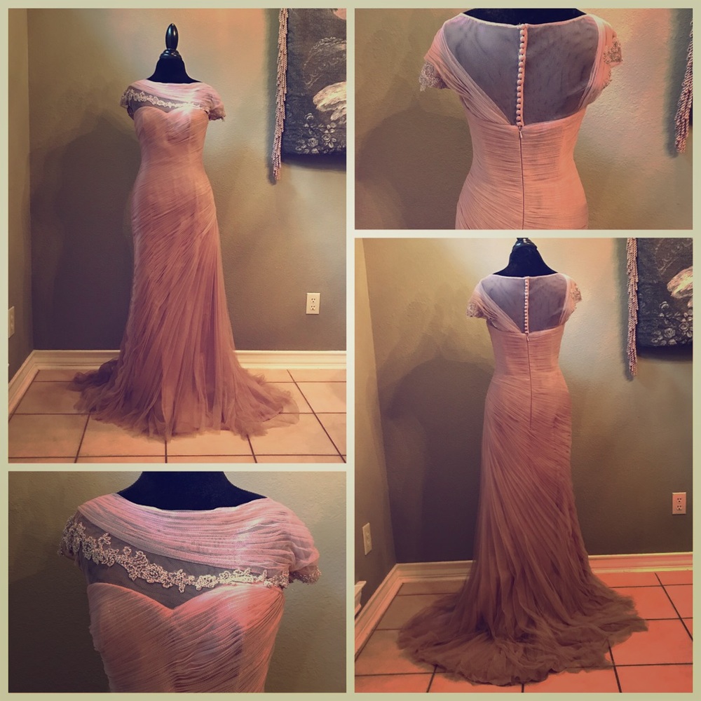 Embellished mermaid gown