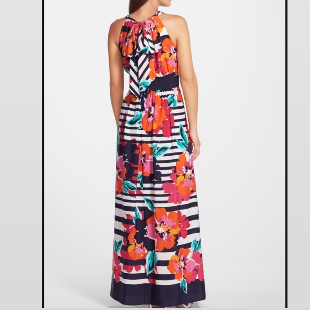 Eliza J Floral Print Maxi Dress Size 6