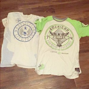 Mens (L/ XL)American Fighter shirt bundle