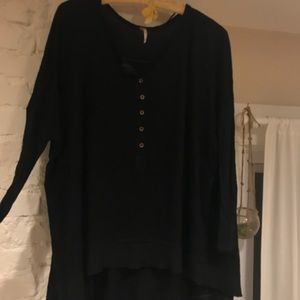 Free People Black Tunic
