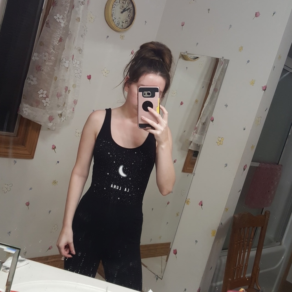 Black and white bodysuit