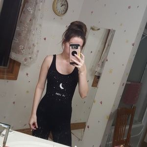 Black and white bodysuit