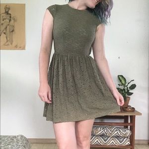 Green Lace Dress