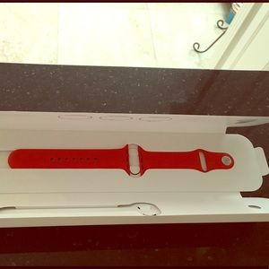 Red Apple Watch Sports Band