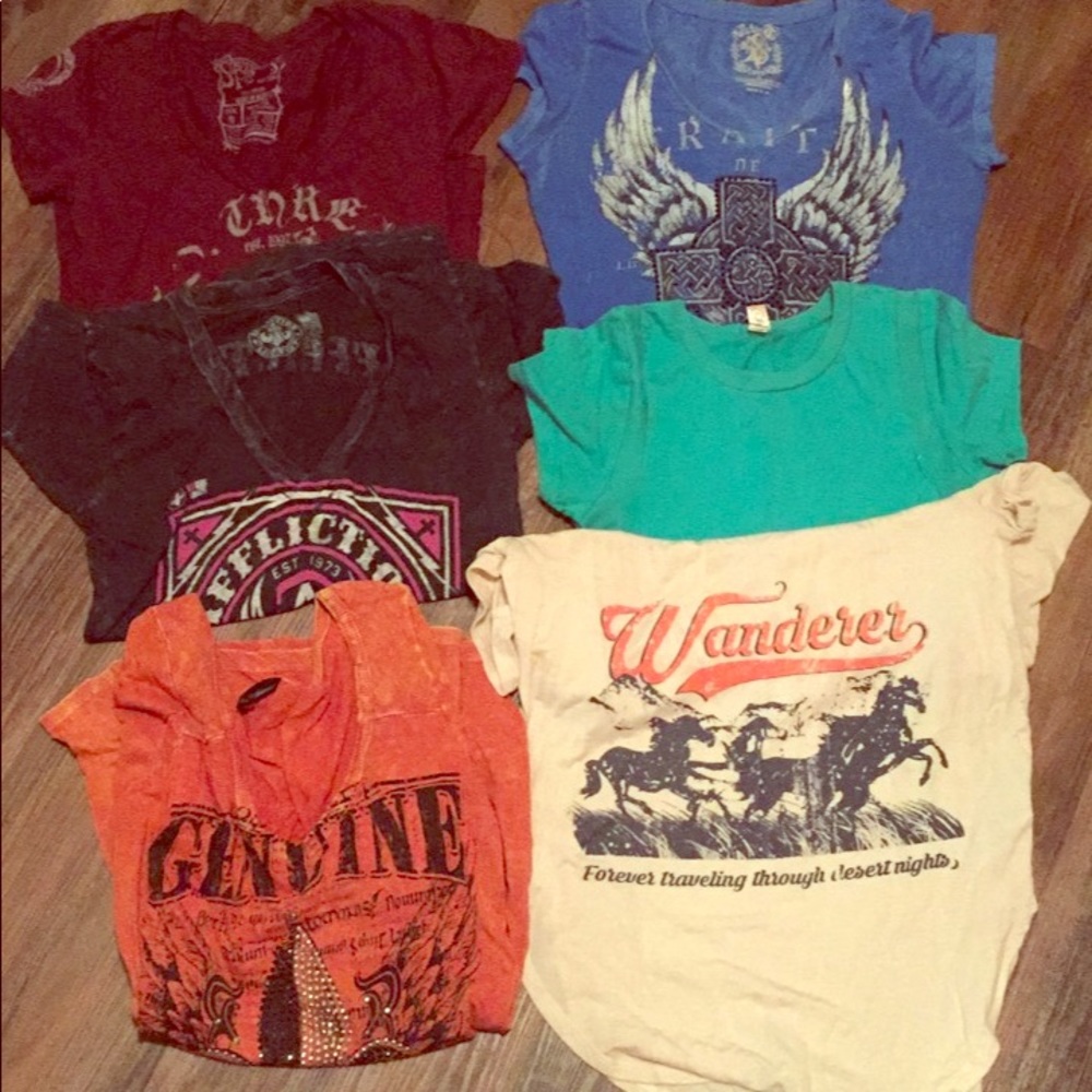 Womens Buckle tee bundle (s/m)