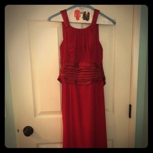 Apple Red Bridesmaids dress