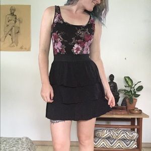 Floral Polyester Dress