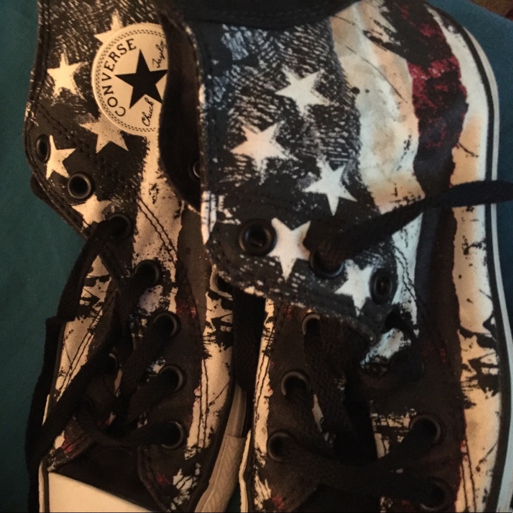 American Flag Converse