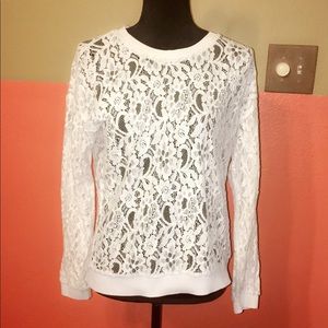Long Sleeve Lace Top