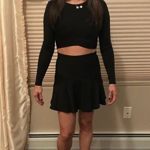 Two piece crop top set