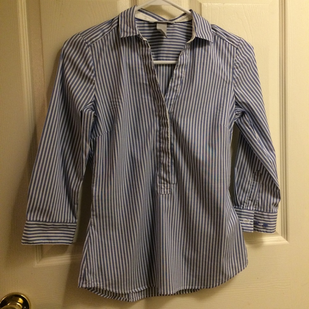 💧 Striped Button Up Shirt