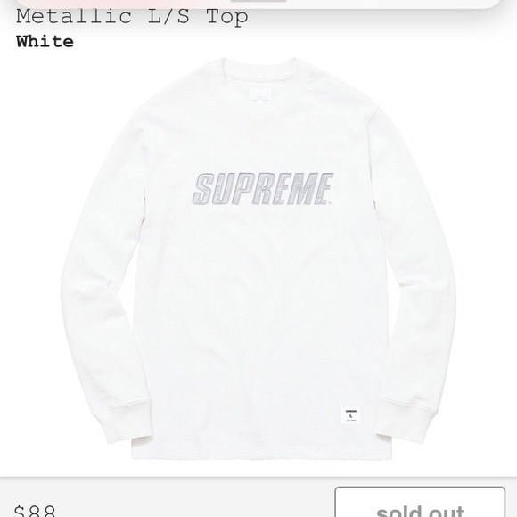 supreme white sweater