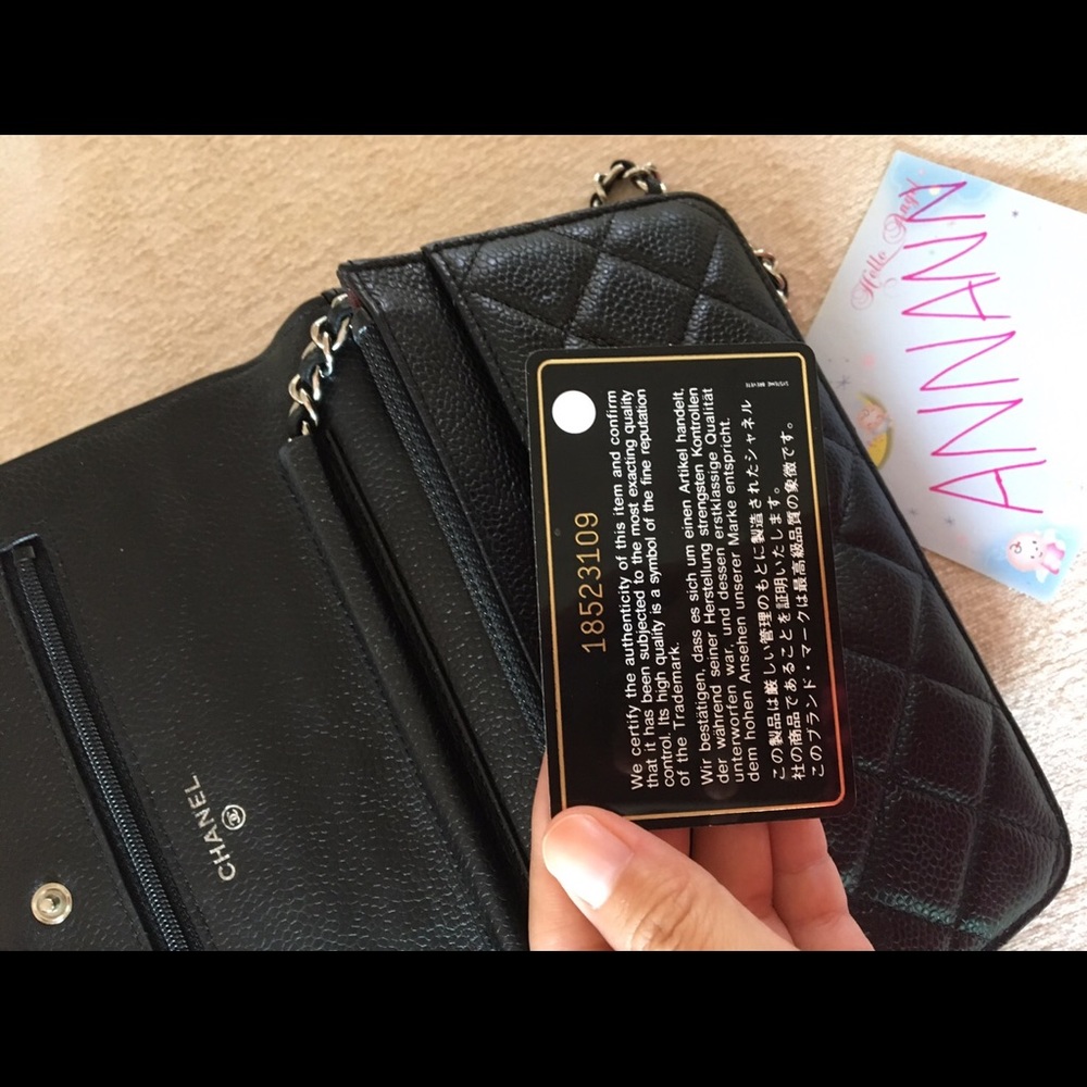 Chanel Woc black caviar silver hardware. ❌sold❌ - Picture 3 of 8