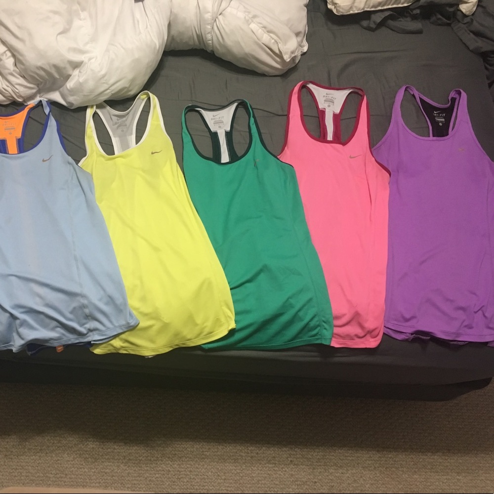Bundle of Nike Dri-Fit tanks!!!!