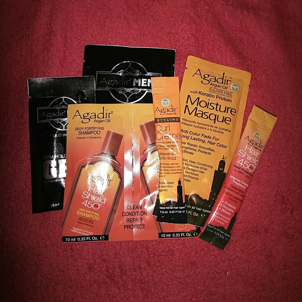 Agadir Haircare Sample Lot for Men & Women