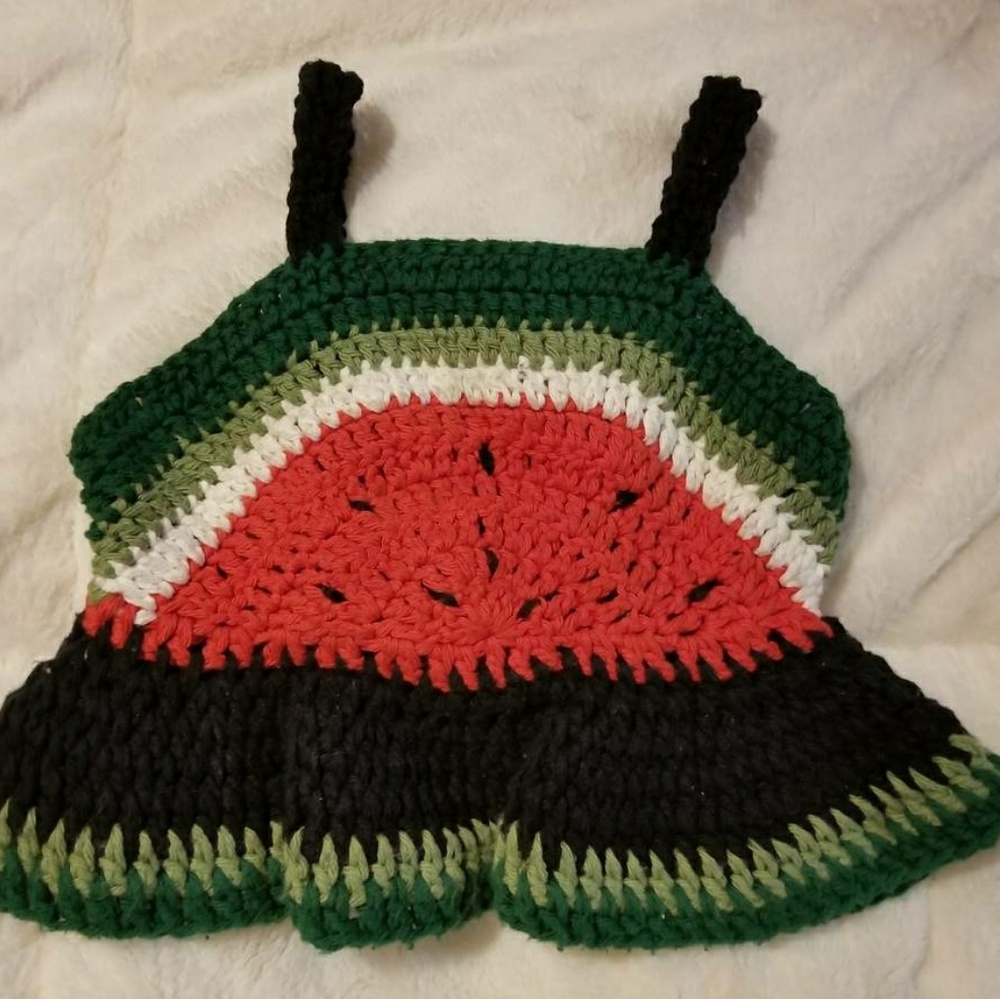 Crochet Watermelon shirt