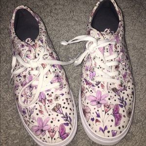 Floral vans