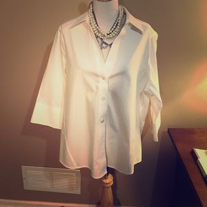 Foxcroft (Nordstrom’s) Woman’s White Shirt 16W