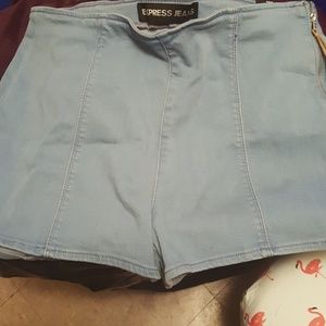 Express Denim Shorts