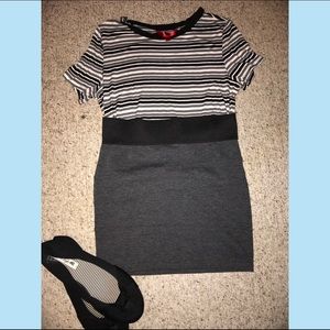 Black and grey Charlotte Russe skirt