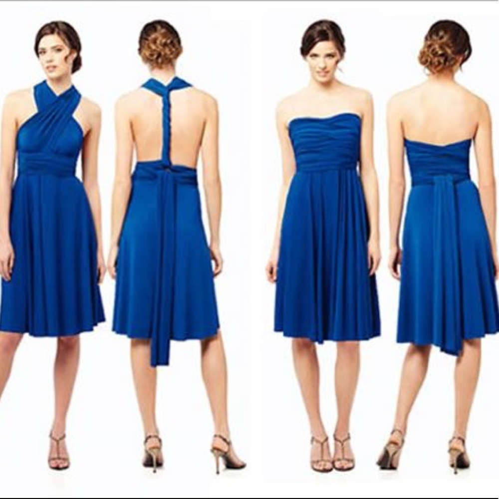 Dessy Convertible Wrap Dress Bridesmaid or Wedding