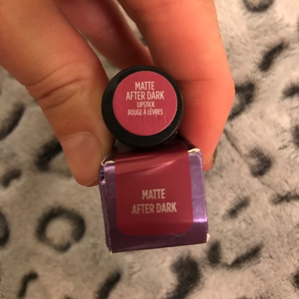 Urban Decay matte lipstick in After Dark