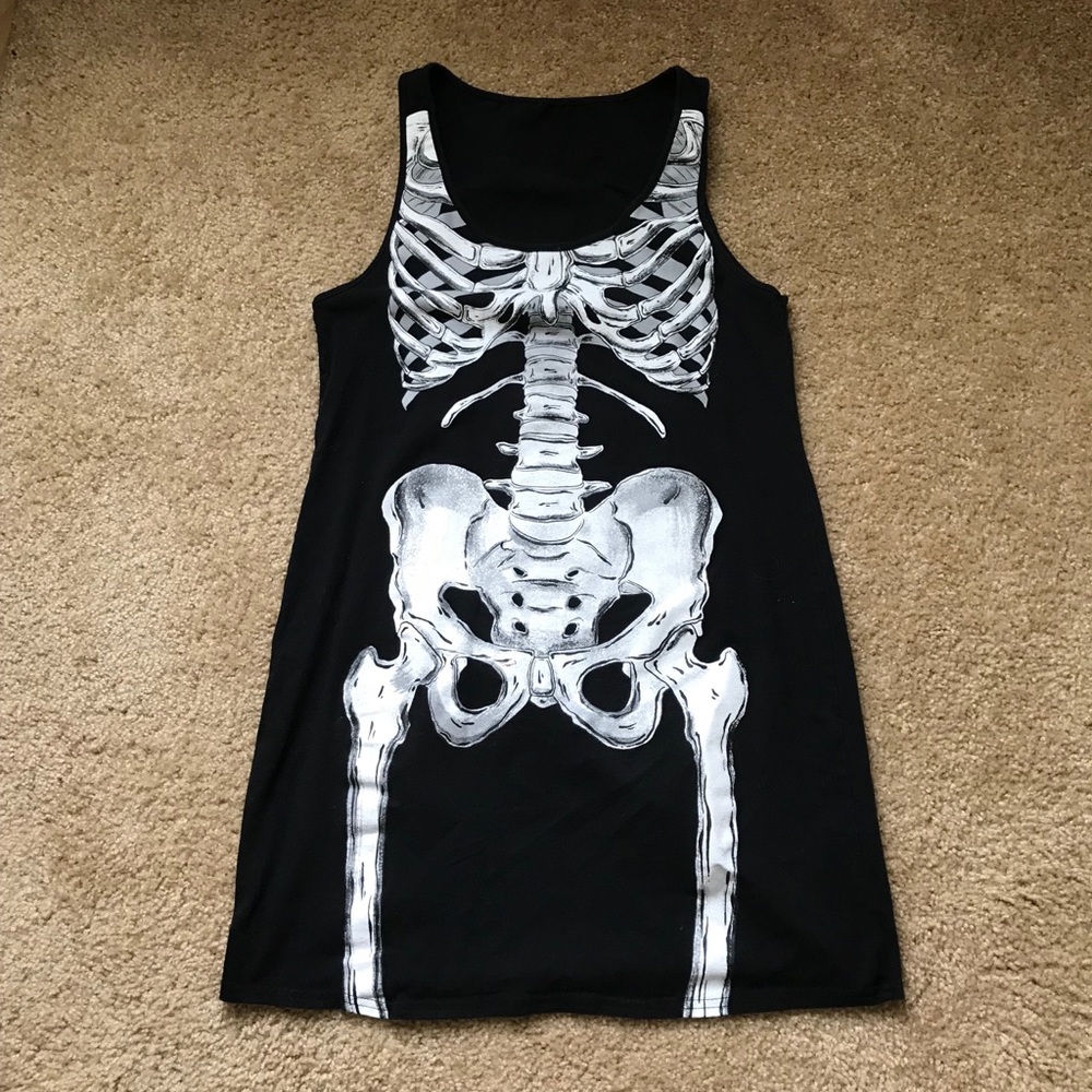 Skeleton tank dress
