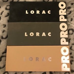 All three Lorac Pro’s.