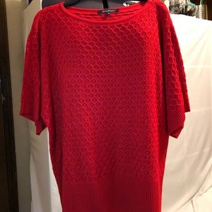 NWT-Evan-Picone Lipstick Red Sweater XL