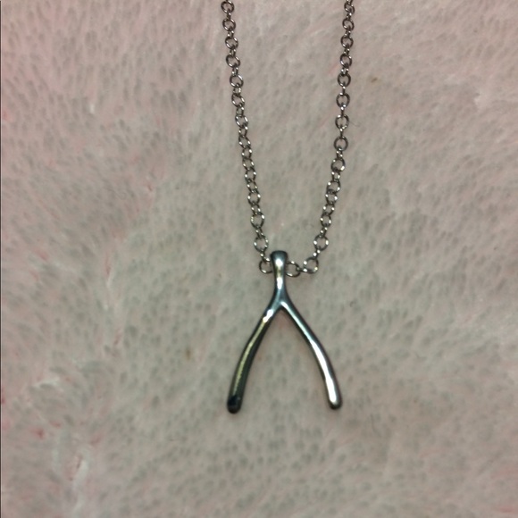 Sterling Forever Wishbone Necklace - Picture 5 of 7