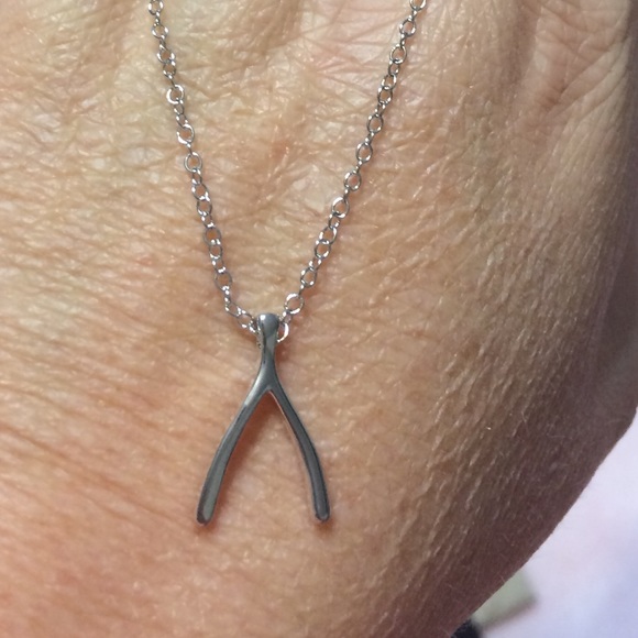 Sterling Forever Wishbone Necklace - Picture 7 of 7