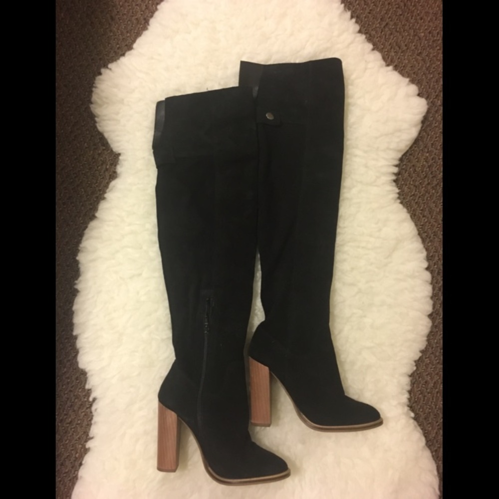 Over the Knee Thigh High Suede Boots