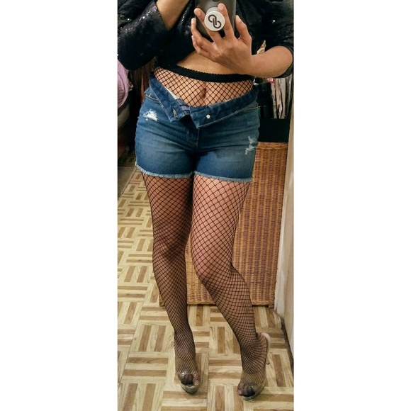 LAST ONE!  Sexy High Waist Fishnet Stockings - Picture 2 of 3