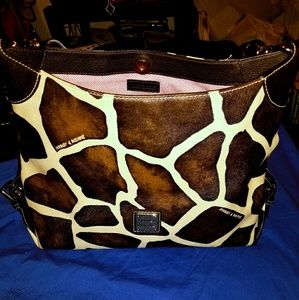 Dooney & Bourke's giraffe print bag