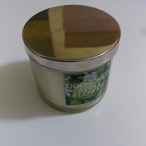 RARE and Retired B&BW Drenched Apple Flower candle
